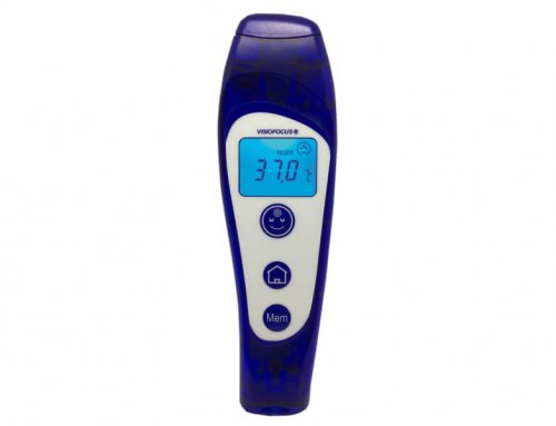 Termometr dla lekarza i ratownika medycznego, do pomiaru temperatury u dużej ilości pacjentów.